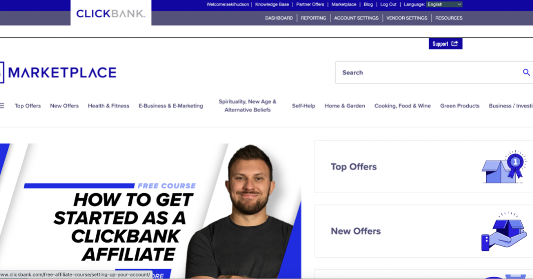 Step 2: Pick a product to promote