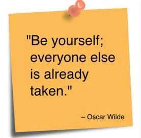 be yourself