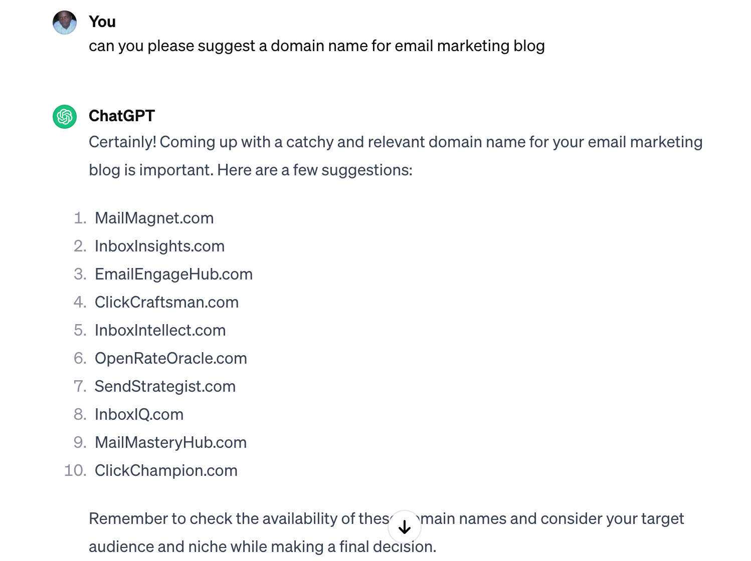 how to find a domain name for affiliate marketing.