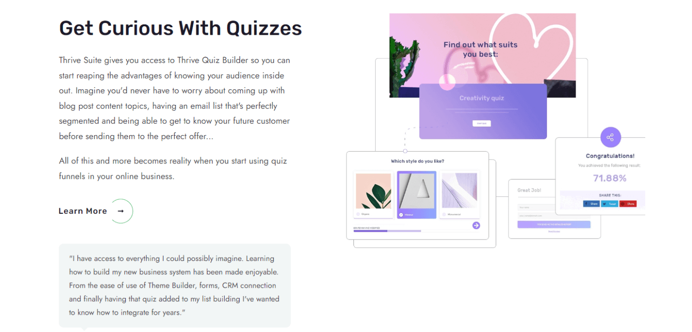 Thrive Quiz Builder